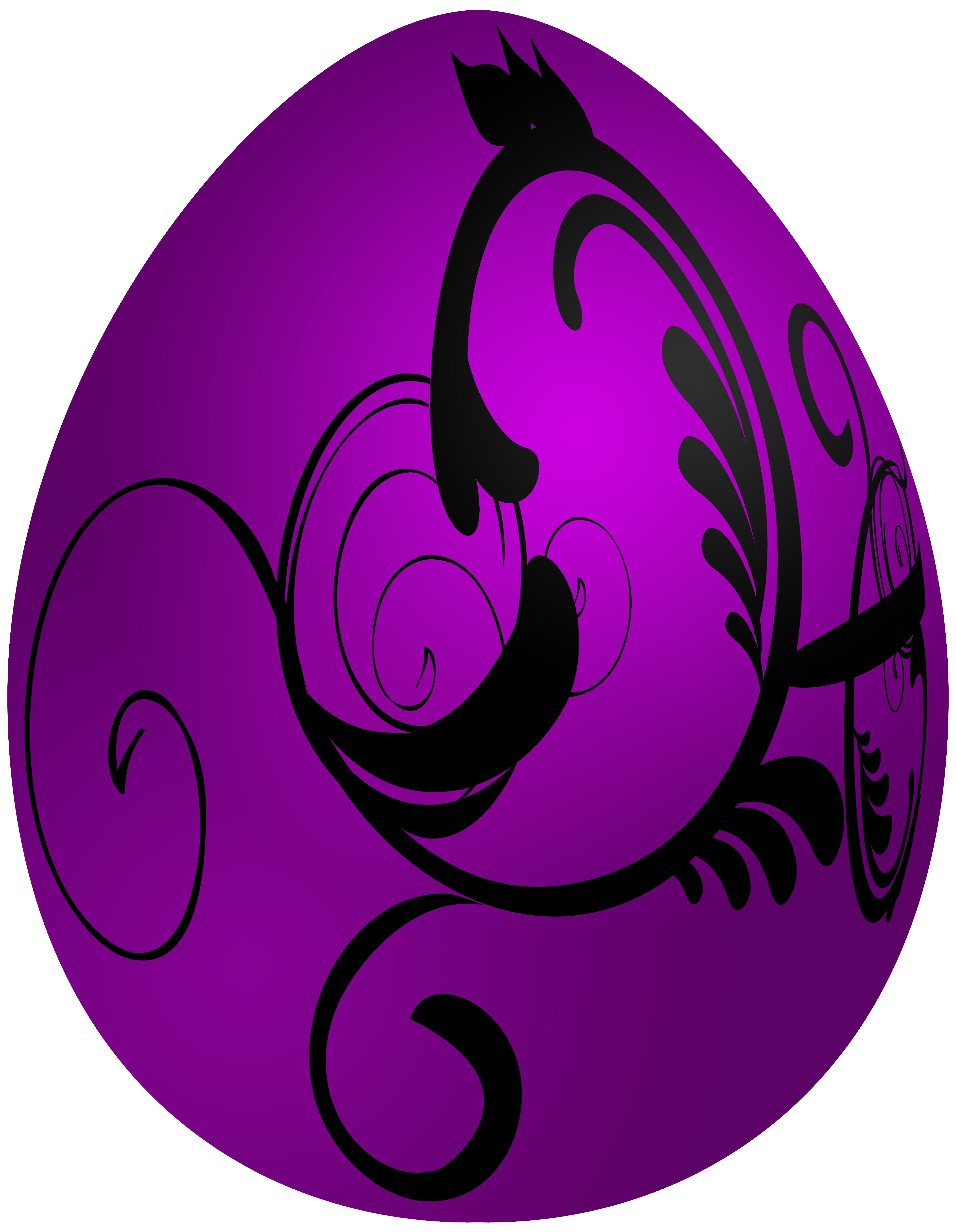 Easter purple deco egg. Shirt clipart violet