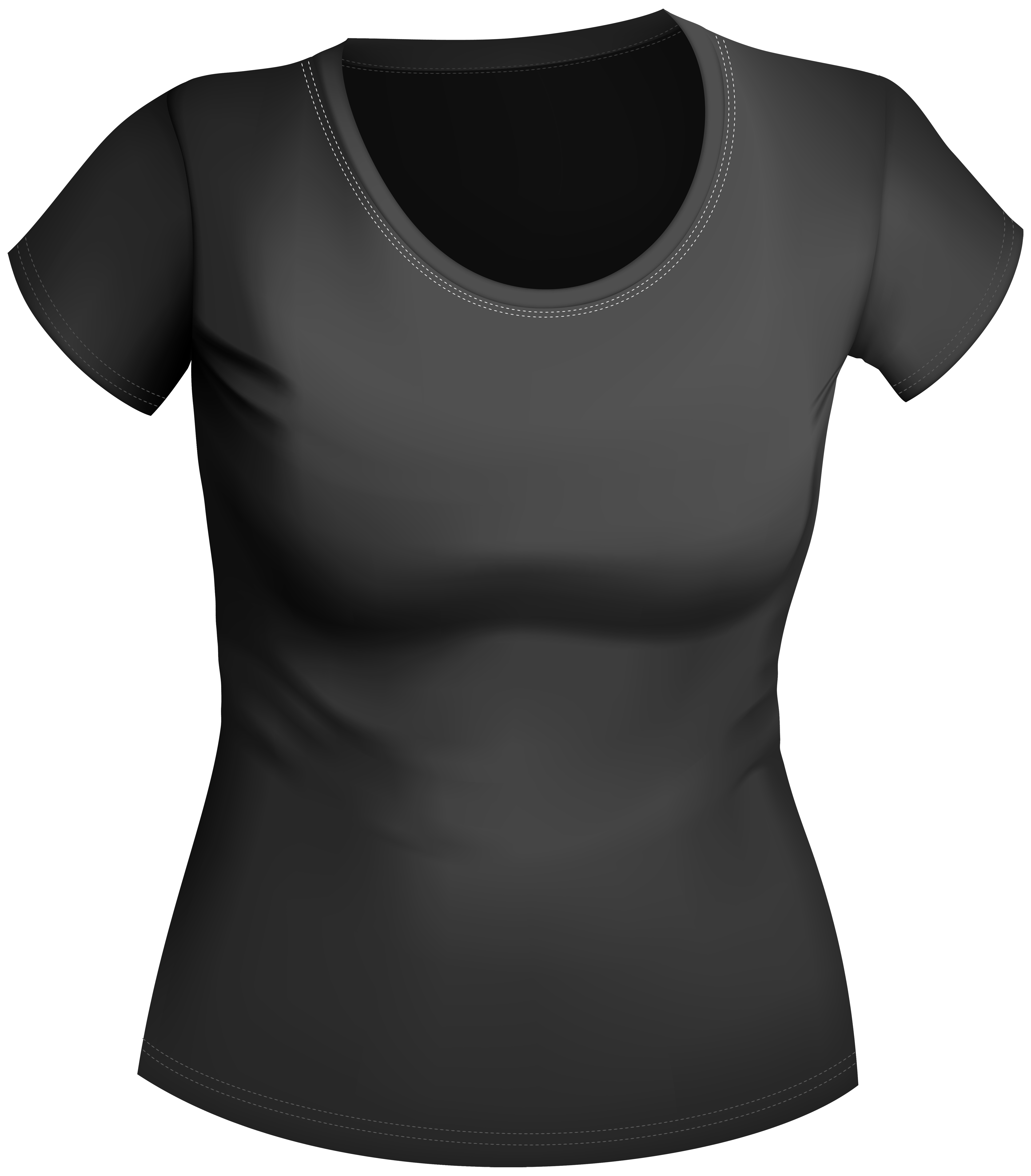 Clipart shirt woman shirt. Female black png best