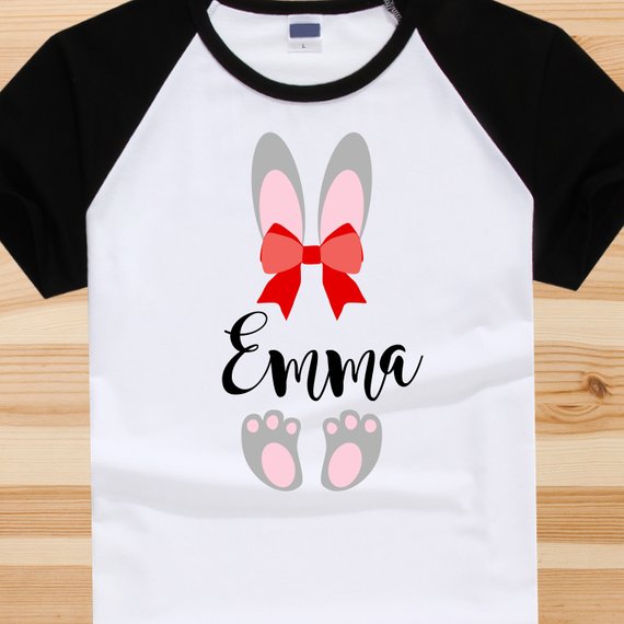 My first svg monogram. Easter clipart shirt
