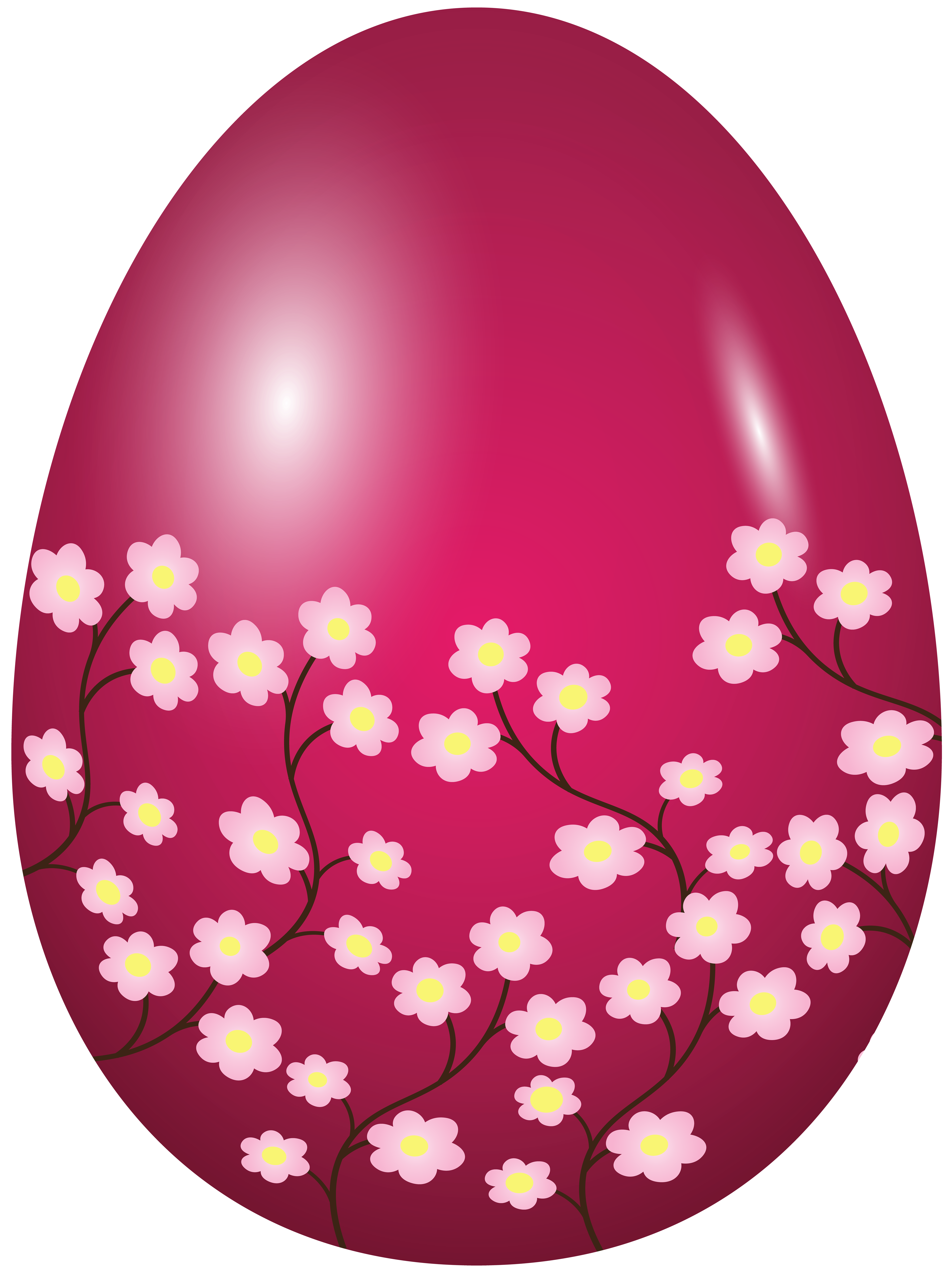 Clipart easter spring. Egg pink clip art