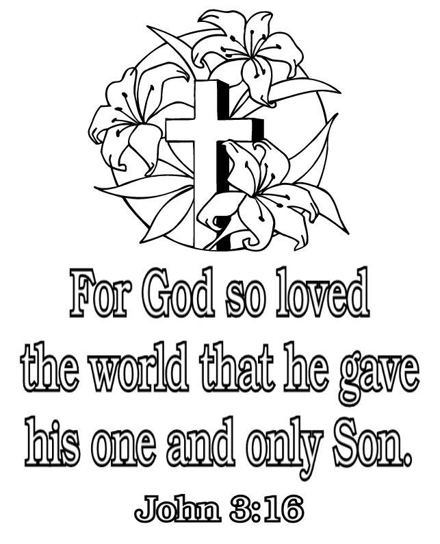 easter clipart verse