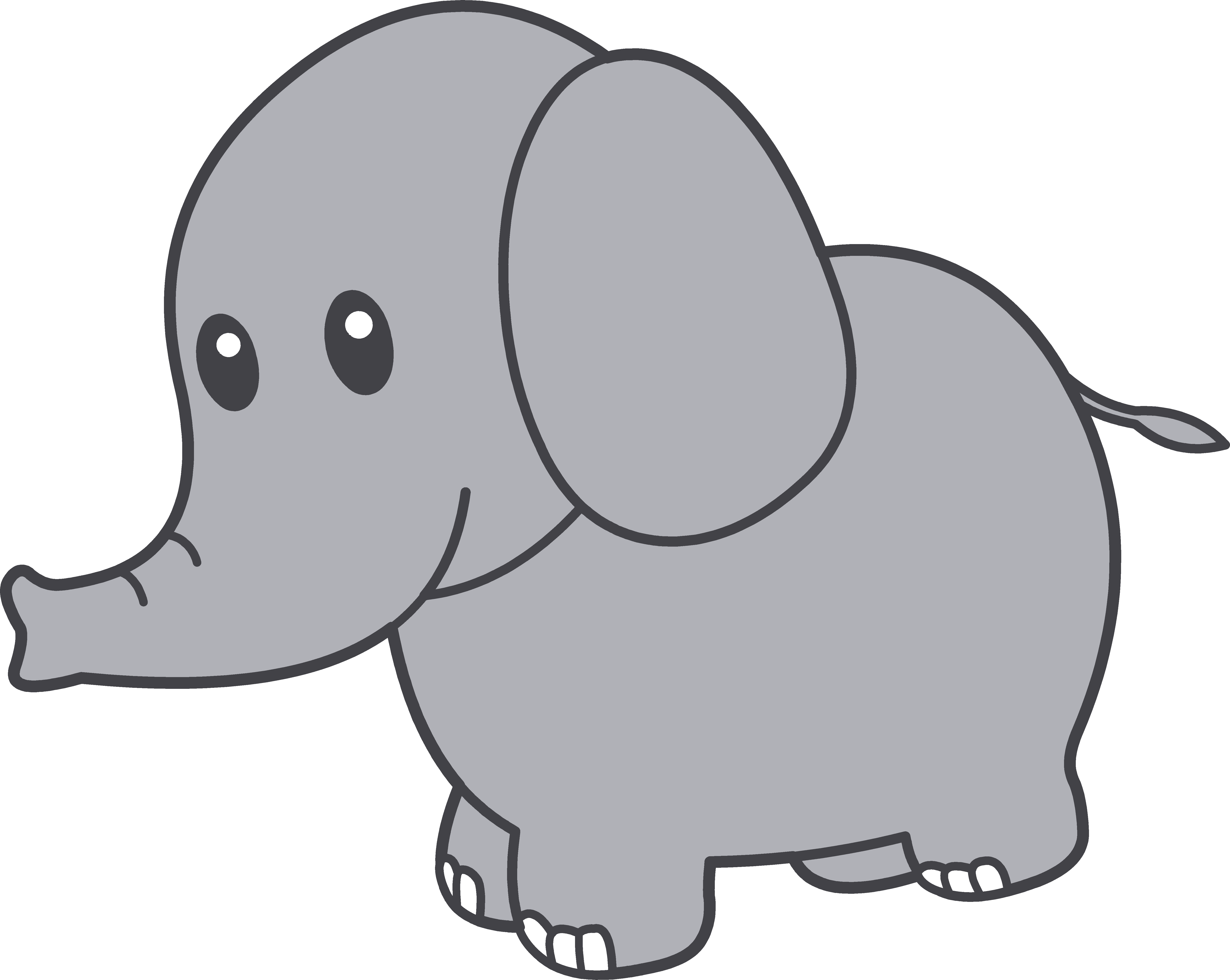Cute . Clipart elephant
