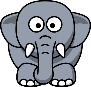 elephant clipart animated