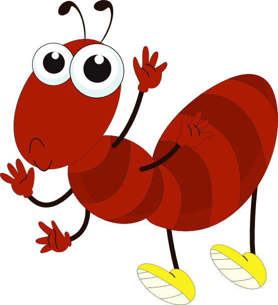 Cartoon ant pictures free. Worm clipart parasite