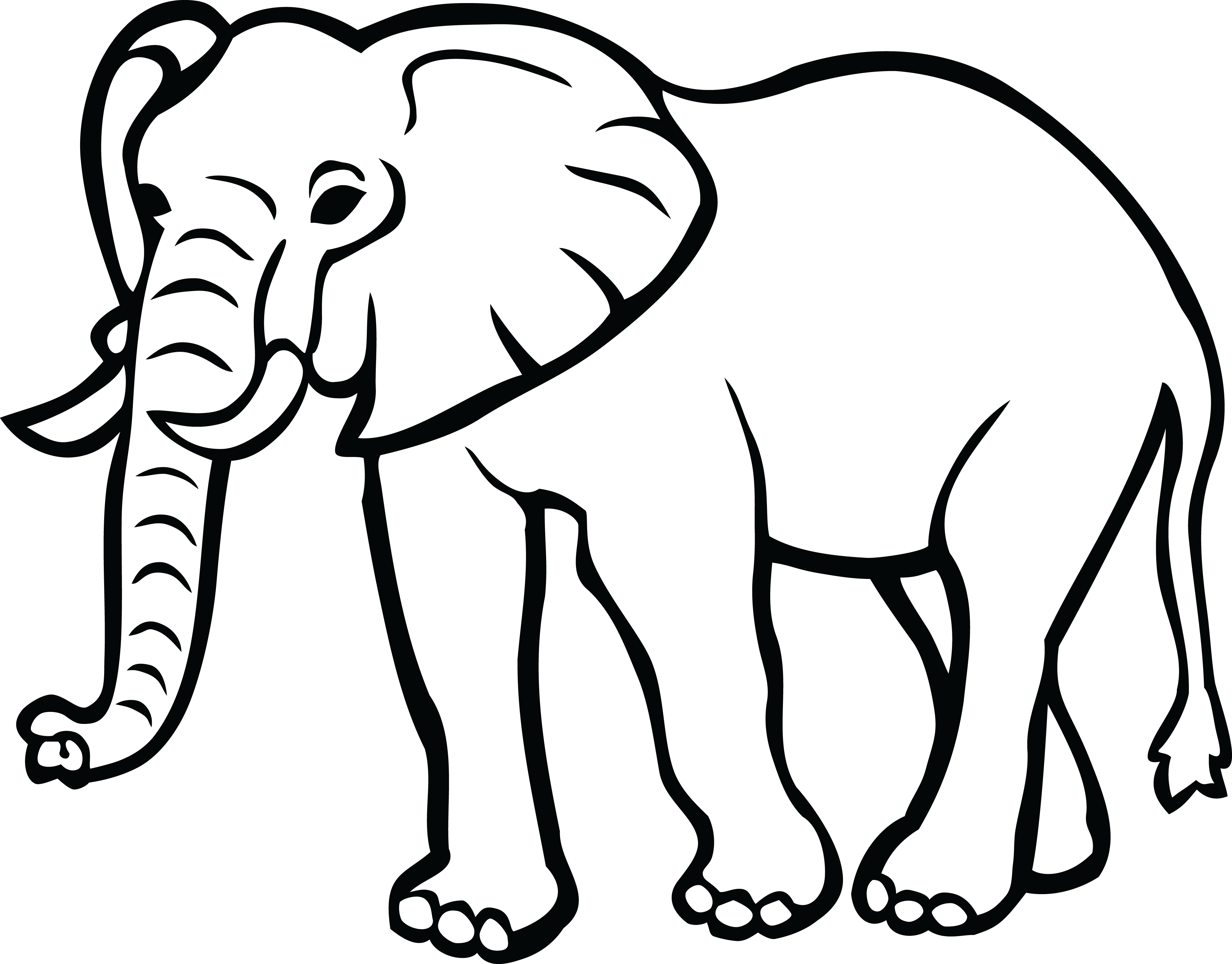 mandala clipart elephant