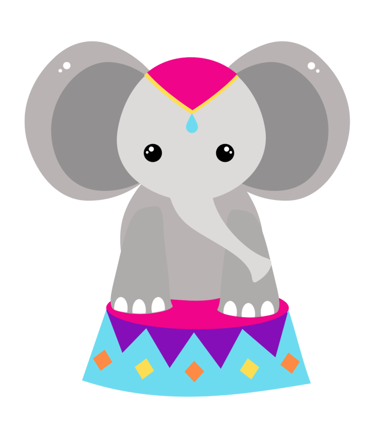 clipart elephant carnival