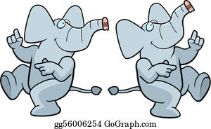 clipart elephant dance