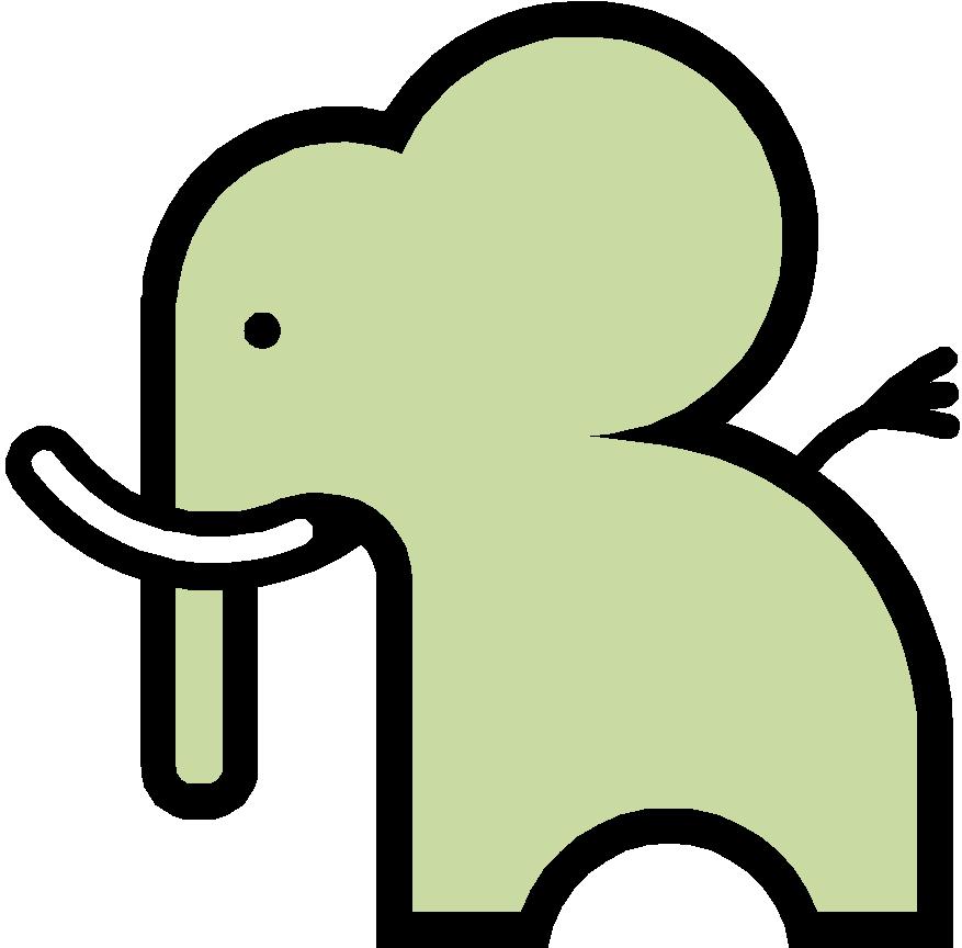 clipart elephant easy