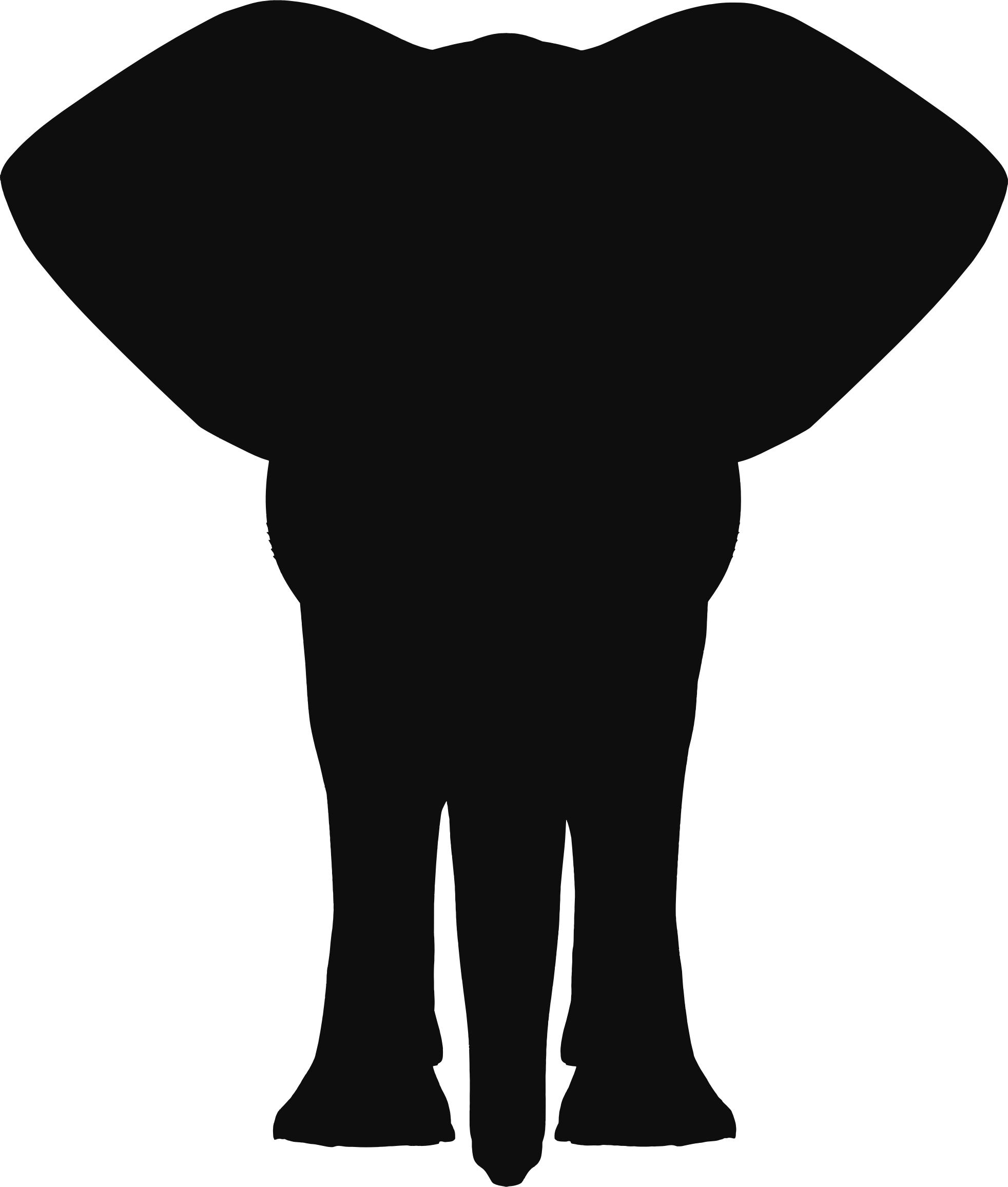 elephants clipart silhouette