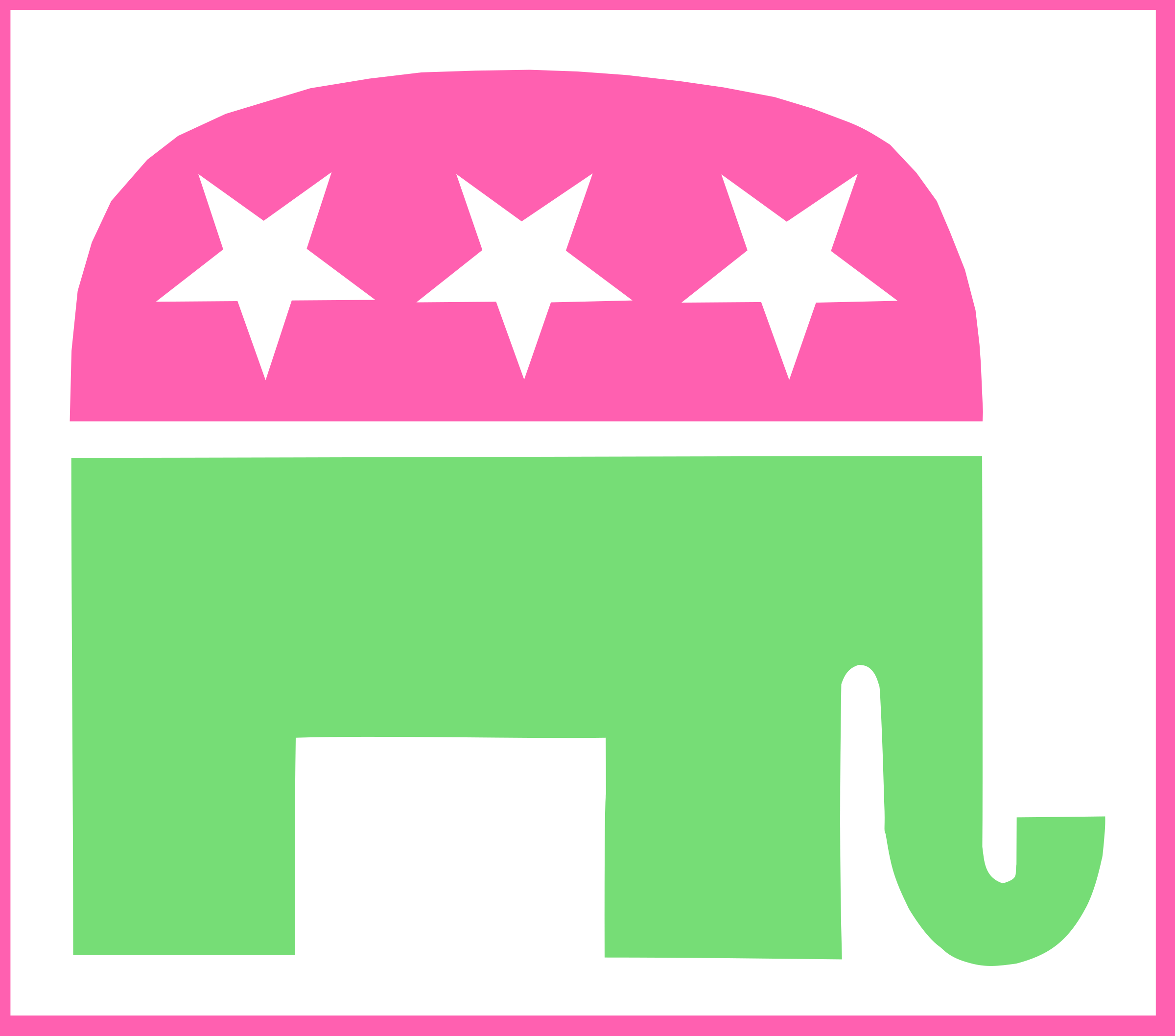 clipart elephant green
