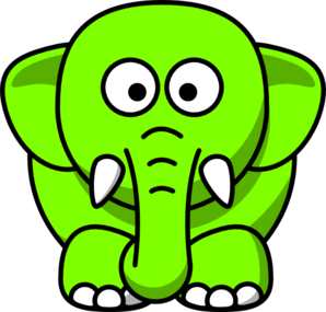 Clipart elephant green. Free cliparts download clip