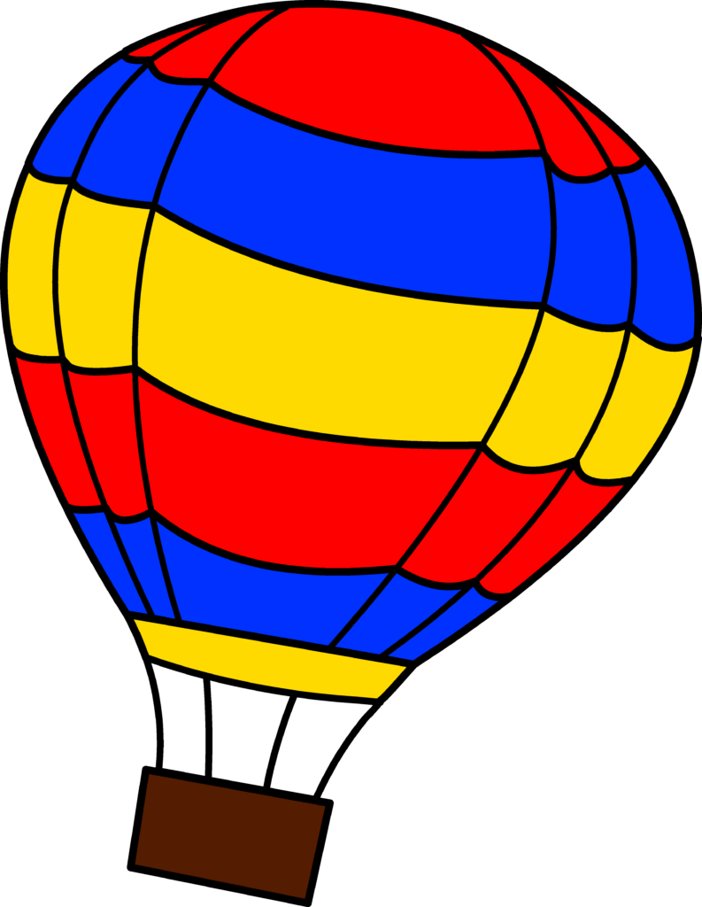 clipart elephant hot air balloon