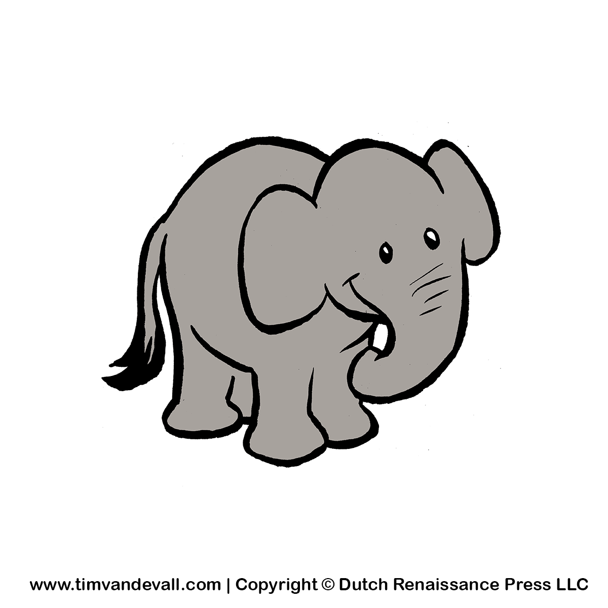clipart elephant kid