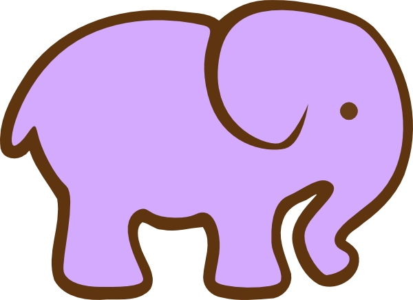 Free images for kids. Clipart elephant kid