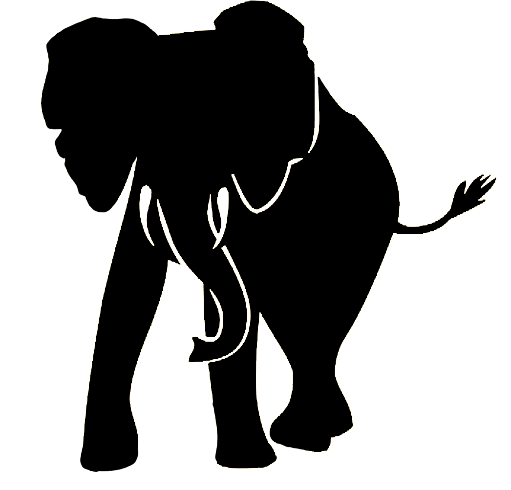 elephants clipart silhouette