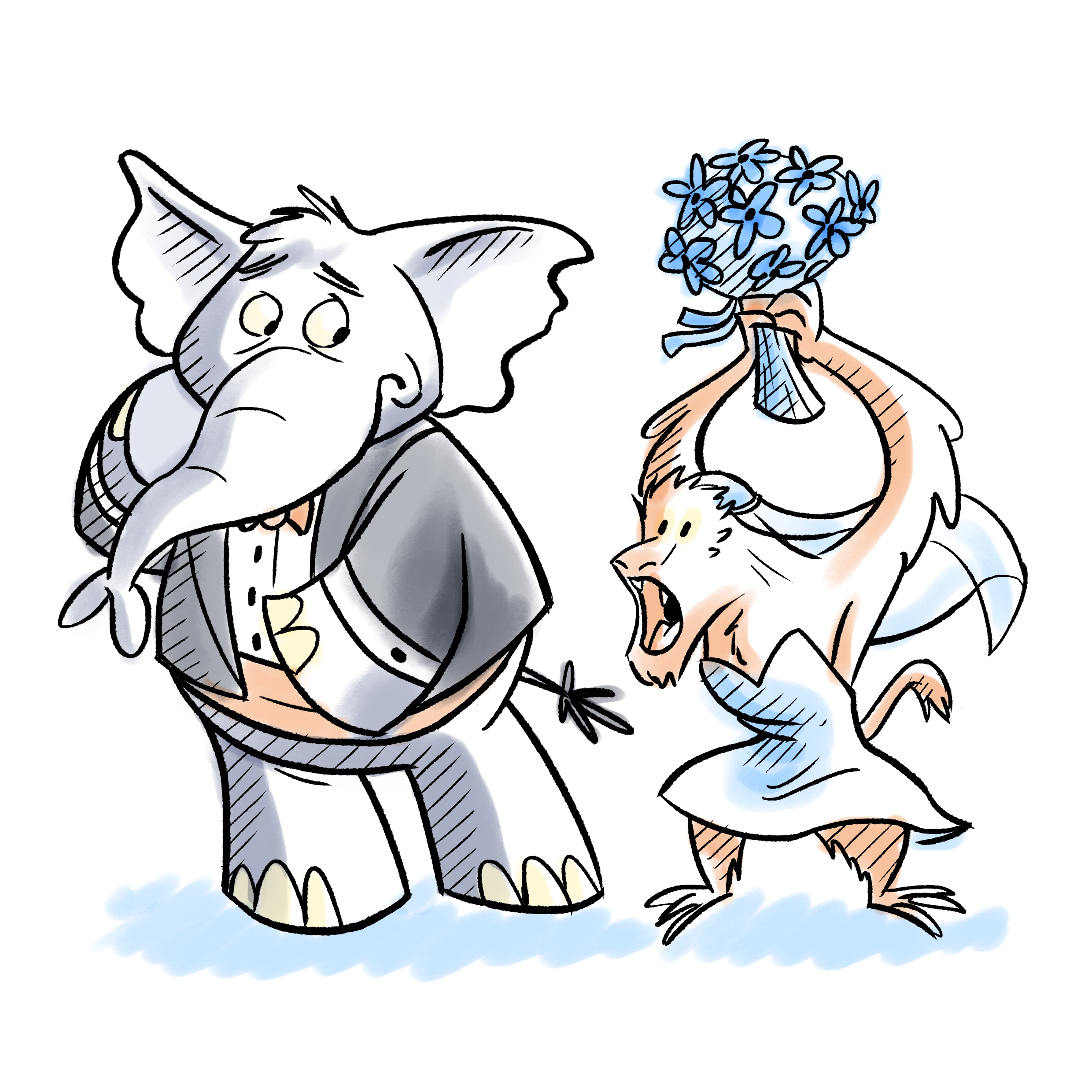 Elephants clipart marriage. Elephant in the room