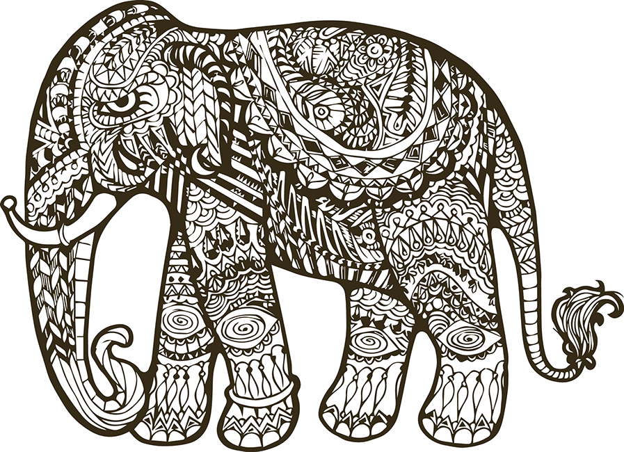 Free Free 112 Transparent Elephant Mandala Svg SVG PNG EPS DXF File