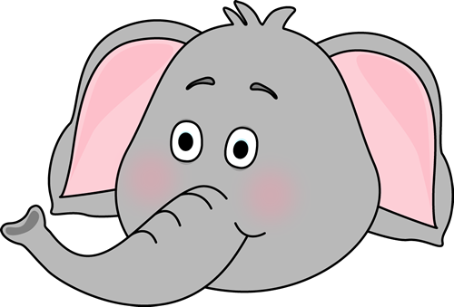elephant clipart nose