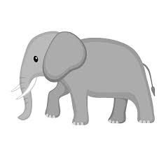 clipart elephant side view