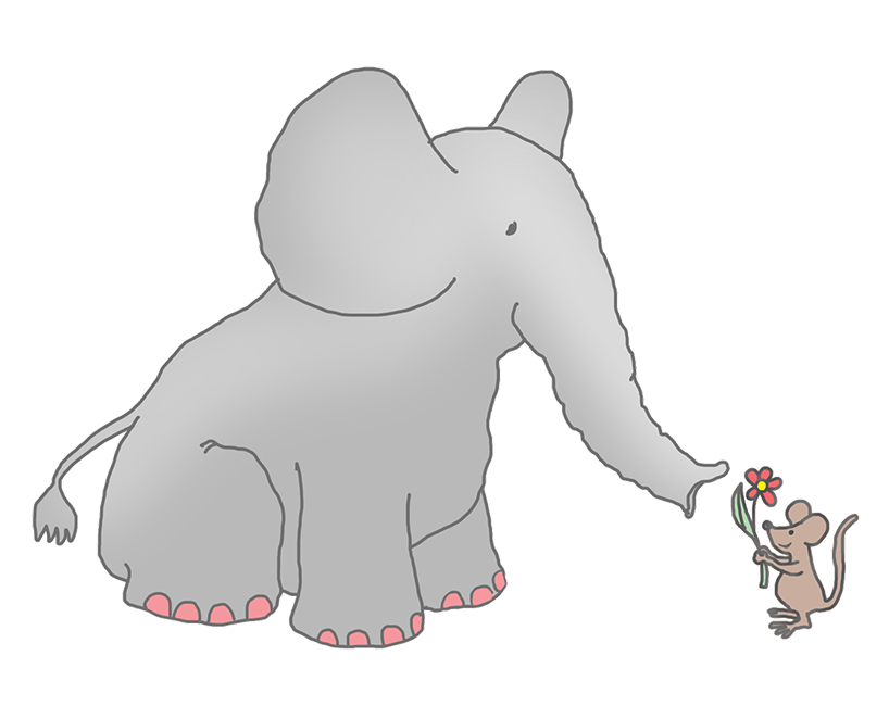 E clipart elephant. Clip art and mouse