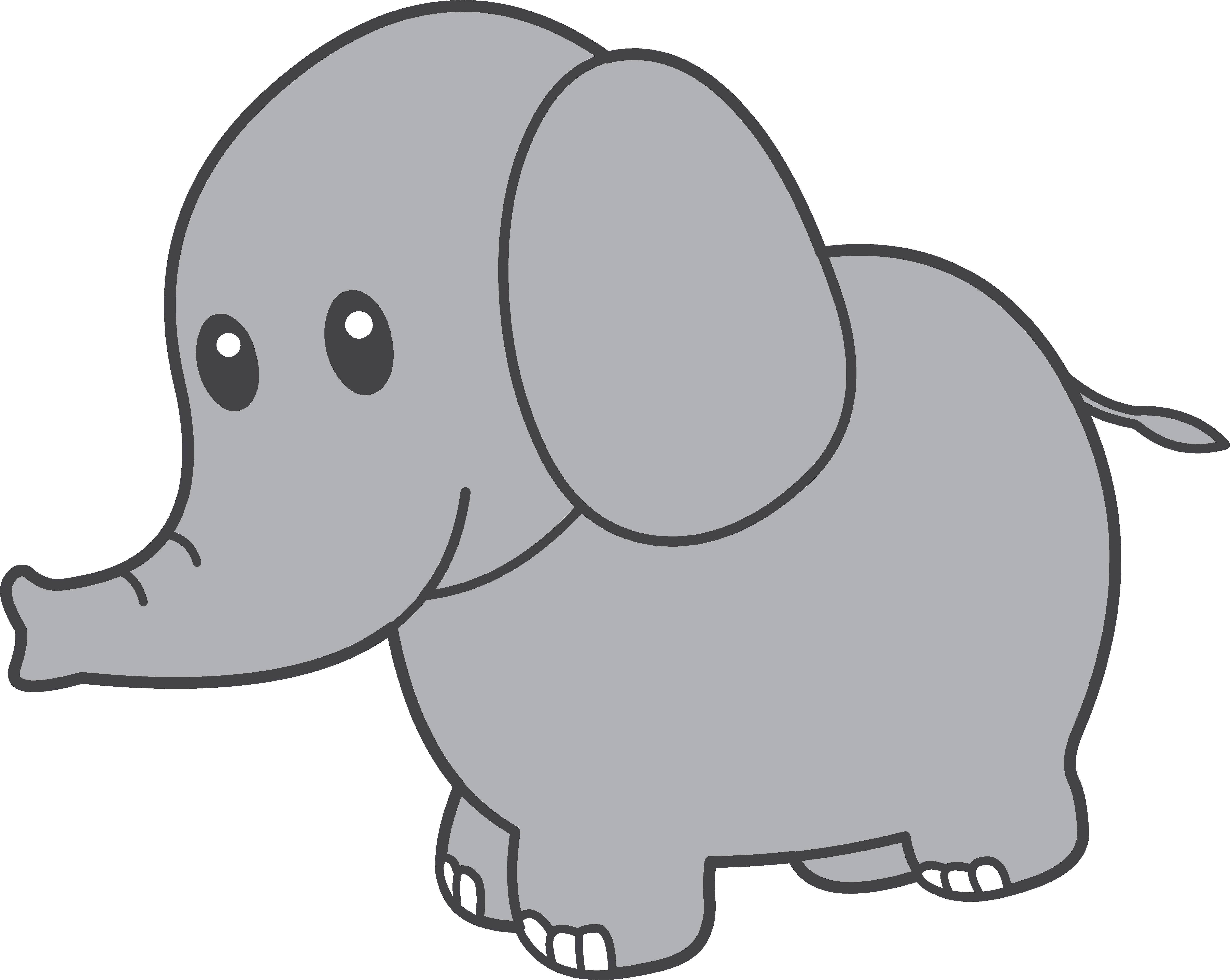 elephants clipart template