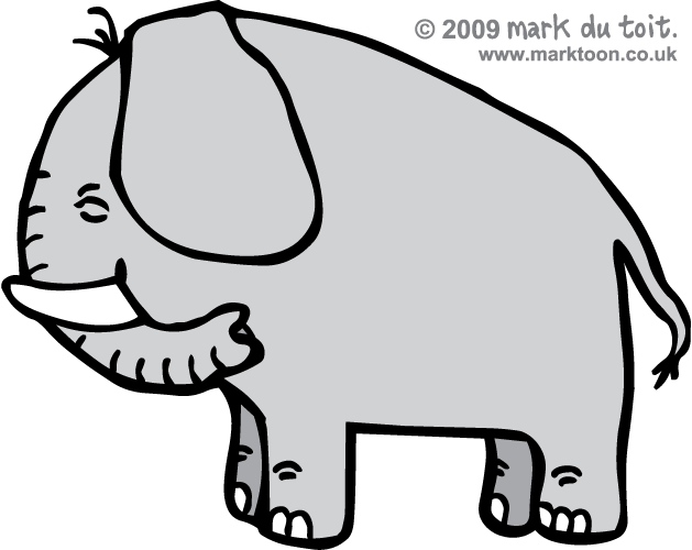 Index of cartoons animals. Clipart elephant tired