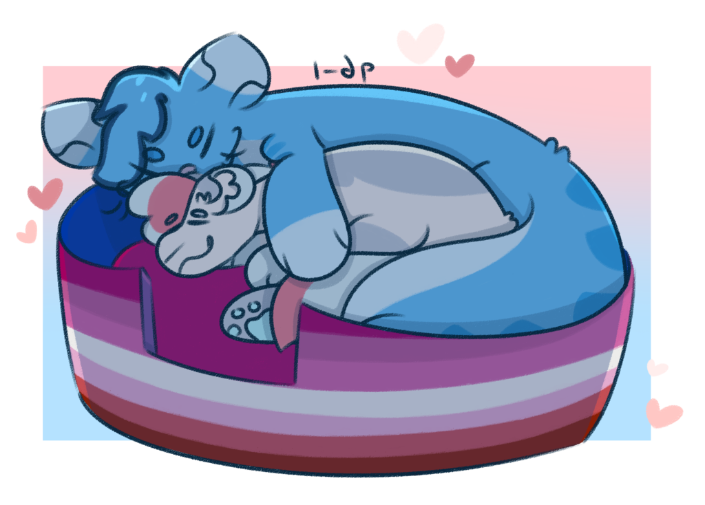 Pride gift personal art. Clipart elephant tired