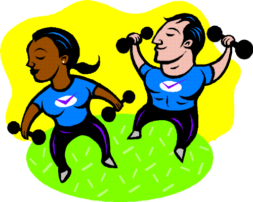 Exercising clipart fitness. Exercise clip art free