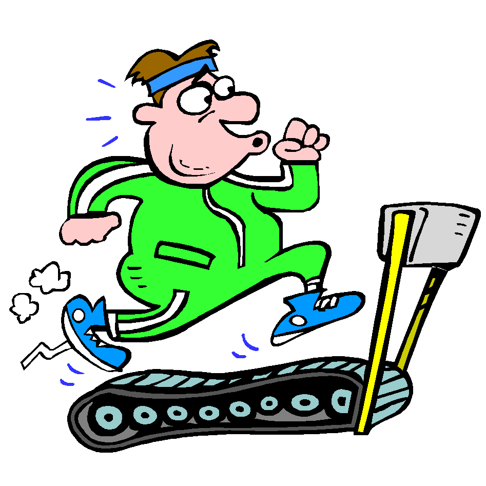  minutes on the. Exercise clipart treadmill