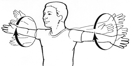 Exercising clipart arm circle. Free cliparts arms fitness