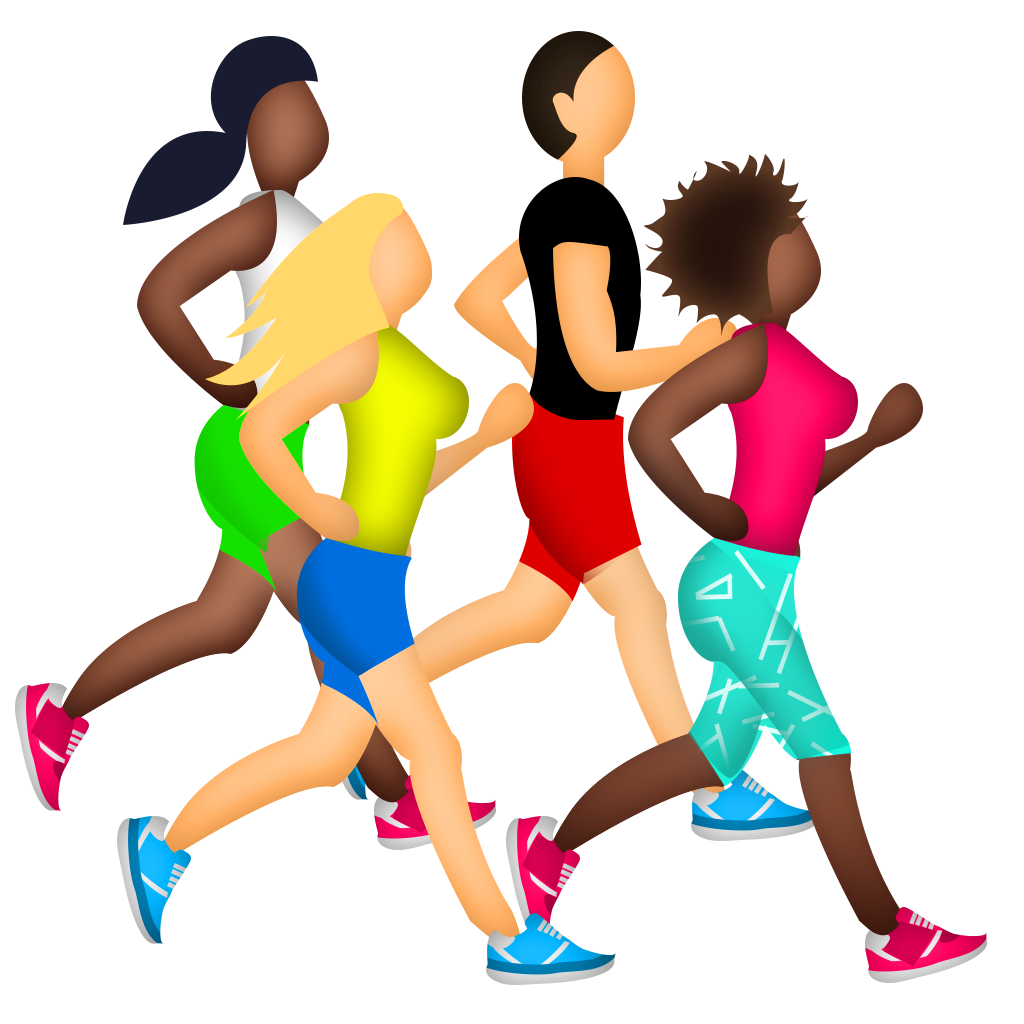 People Running Marathon Clipart Clipart Panda Free