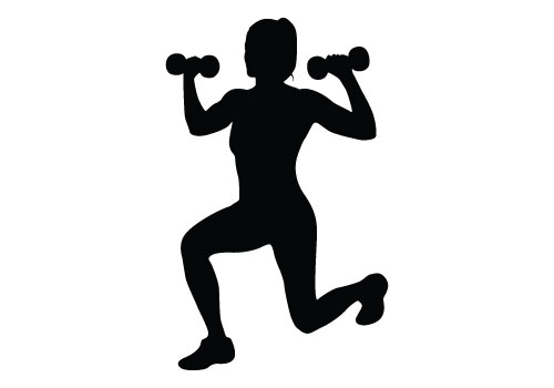 Free workout cliparts download. Exercise clipart female exercise