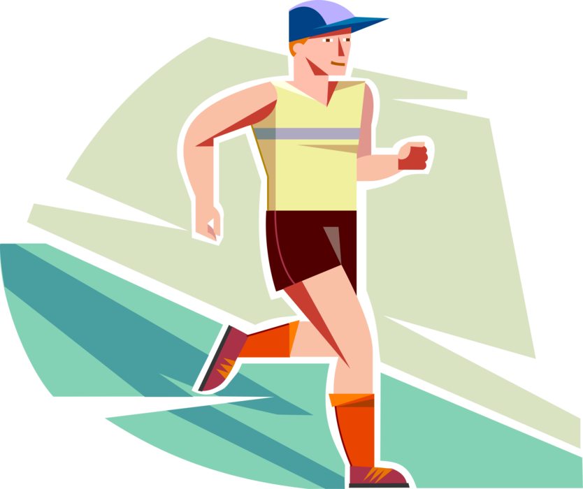clipart exercise fit boy