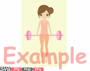clipart exercise fitness training