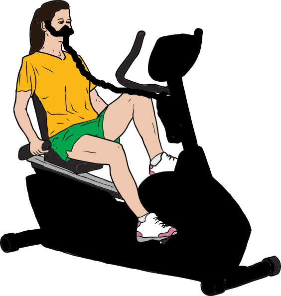 clipart exercise girl exercise