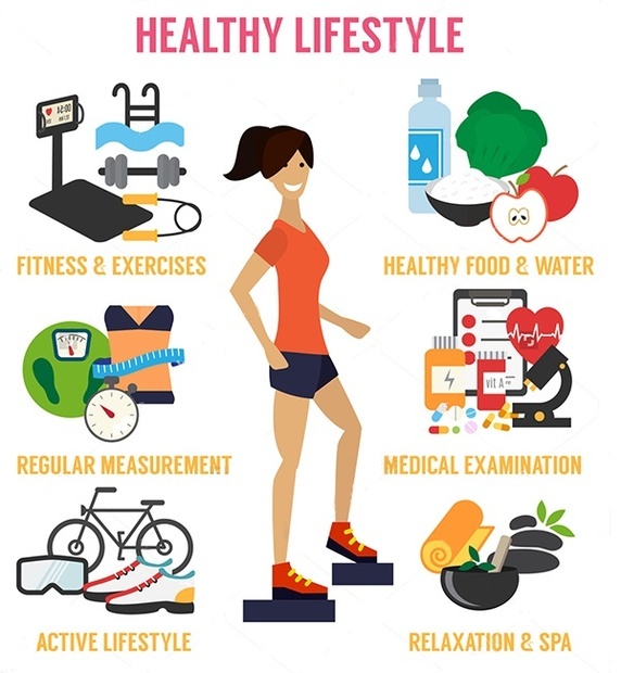 clipart exercise healthy living
