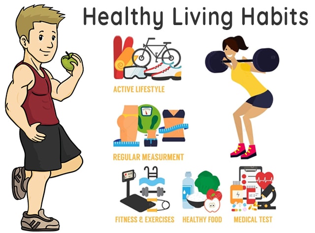 clipart exercise healthy living