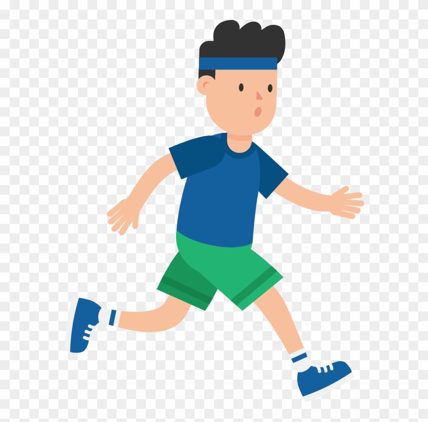 Exercising clipart jogging. Portable network graphics png