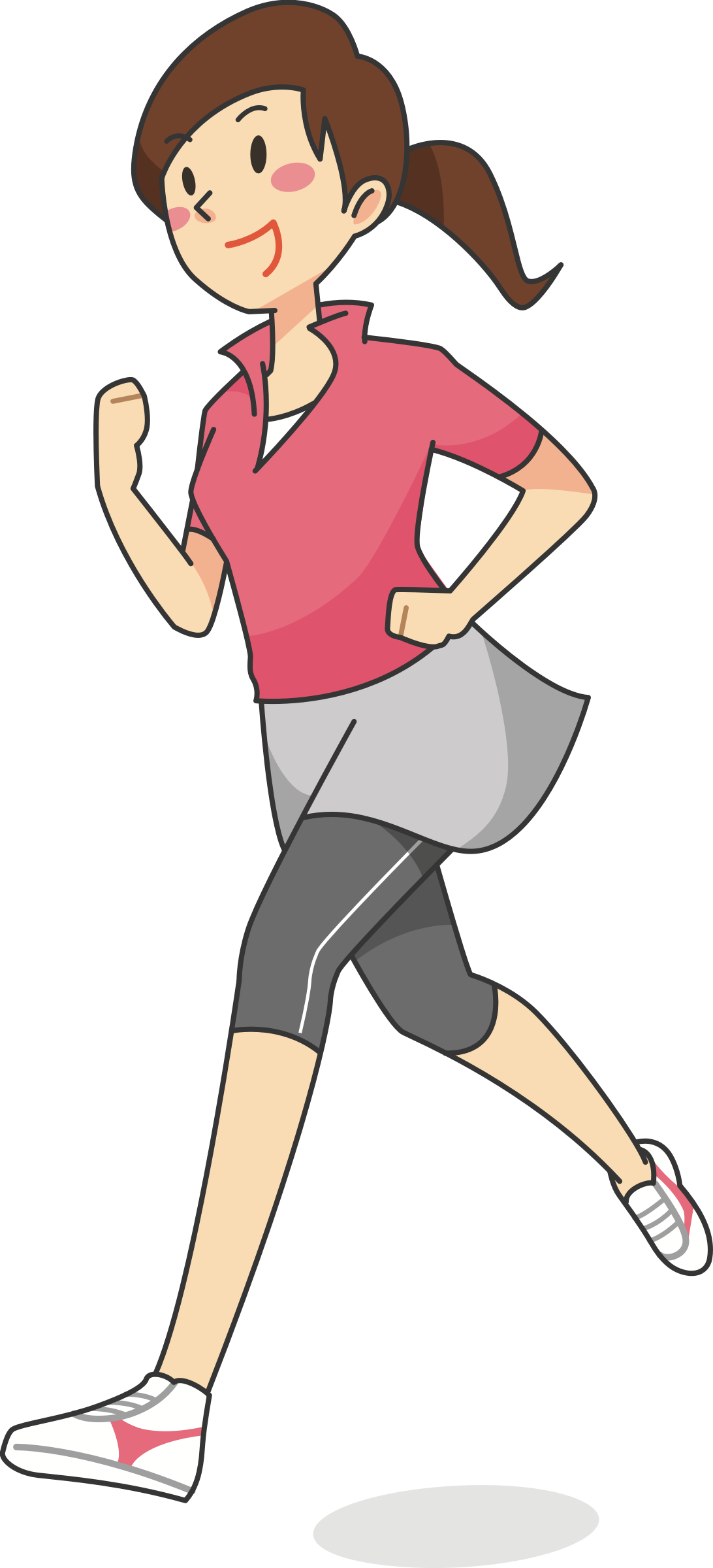 clipart exercise jogging