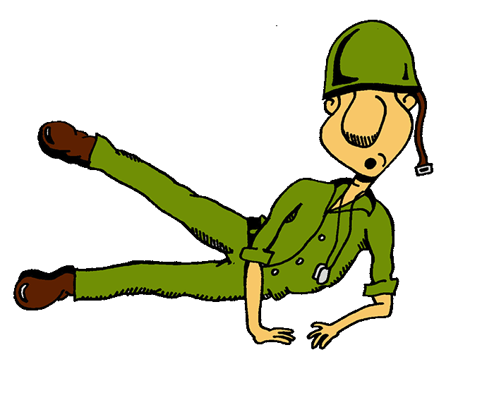 Exercise clipart leg exercise. Cardioactive soldier 