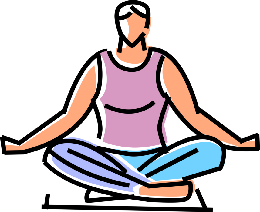 meditation clipart yoga exercise