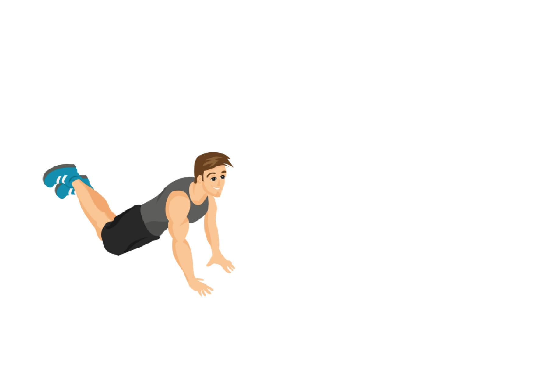Exercise clipart push up. Gym fitness full workout