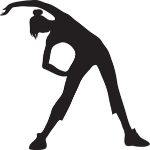 Clipart exercise silhouette. Free cliparts download clip