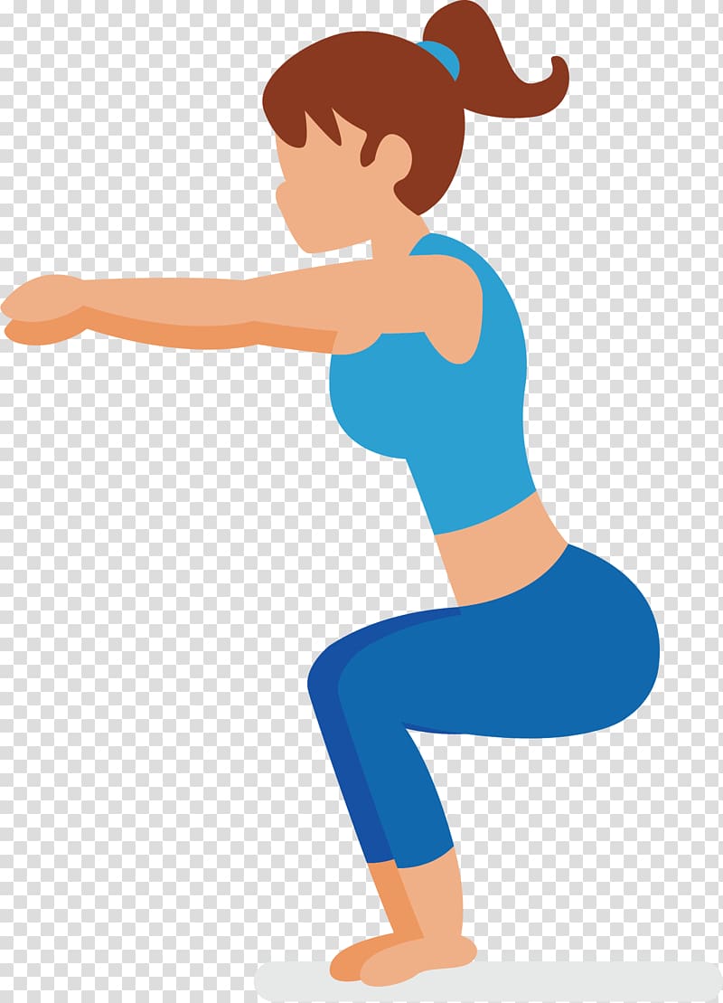 clipart exercise squat exercise