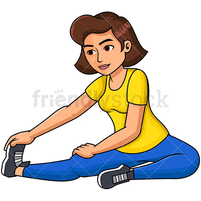 clipart exercise stretches