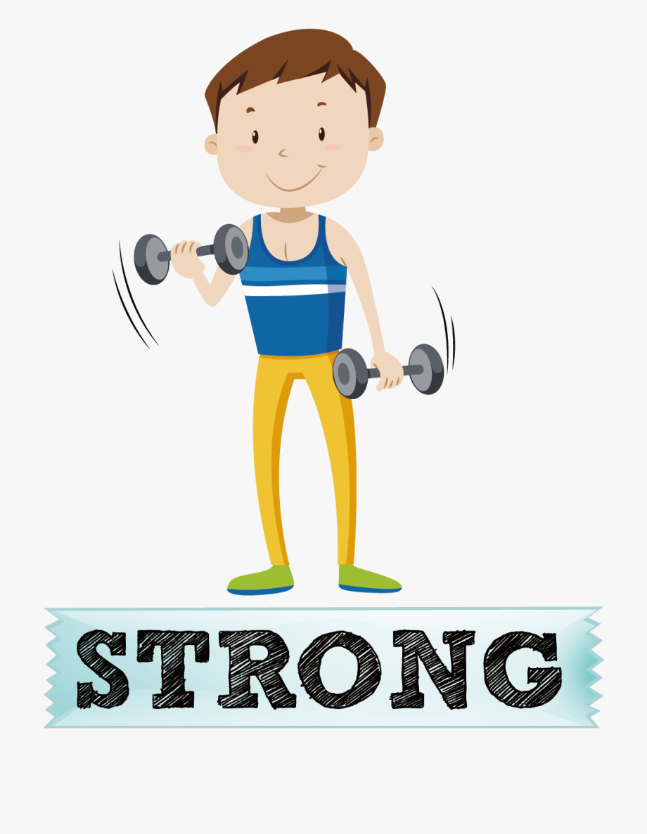clipart exercise strong