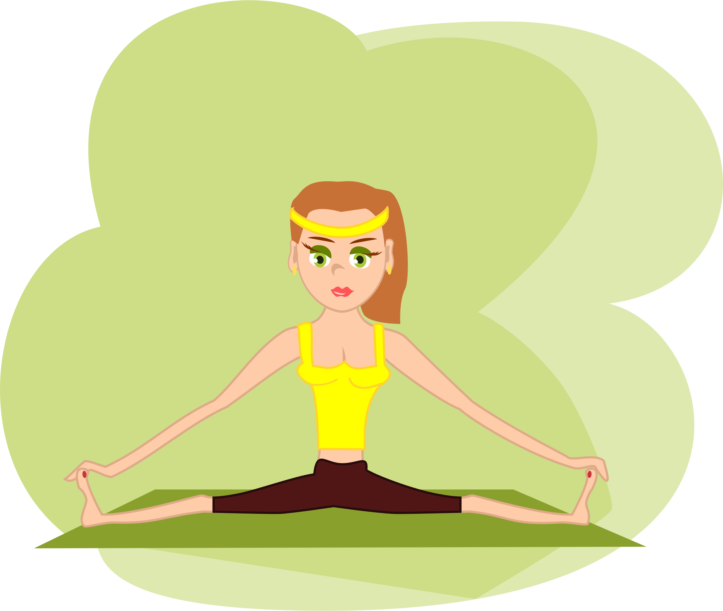 Fitness clipart exersise. Girl icons png free
