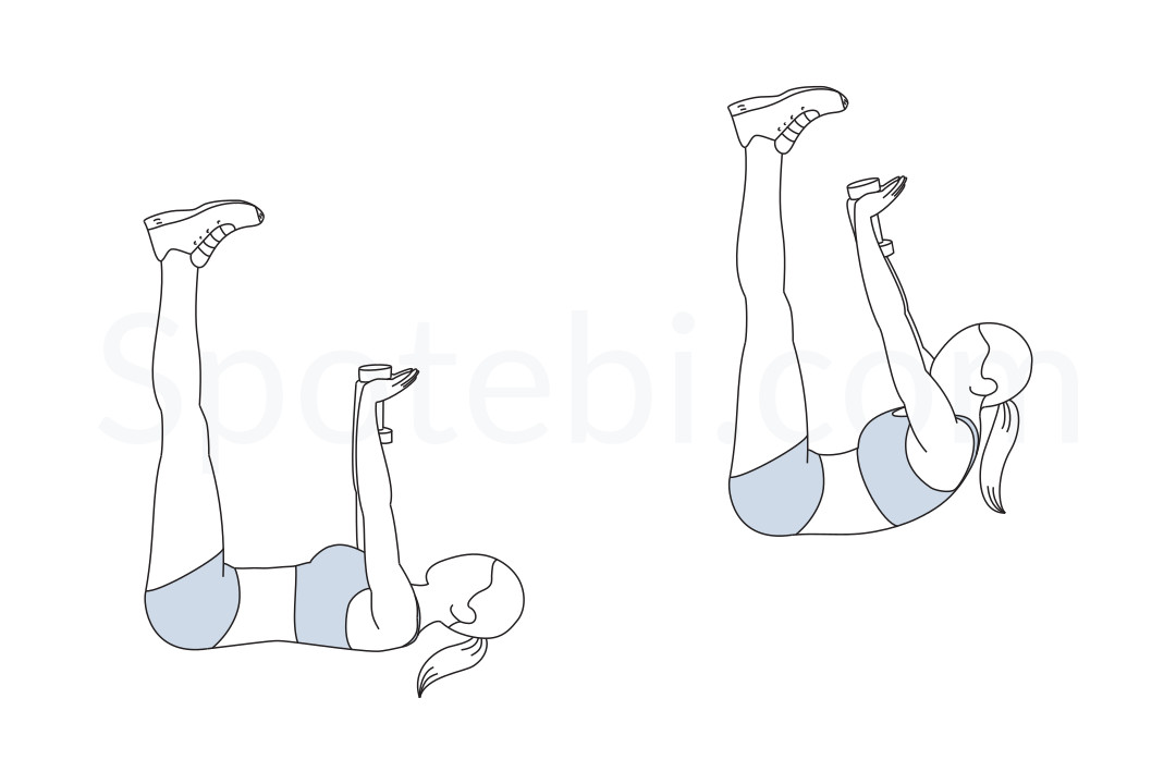Exercise clipart toe touches. Touch illustrated guide 