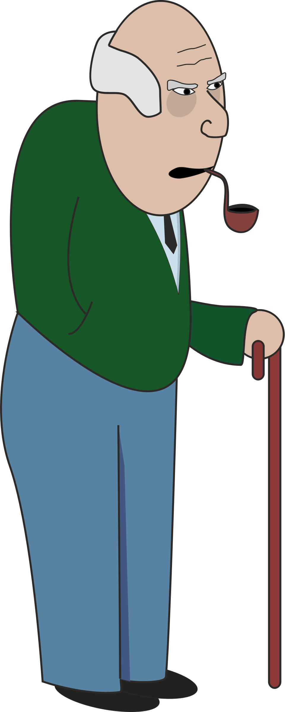Clipart walking healthy old man. Senior health and fitness
