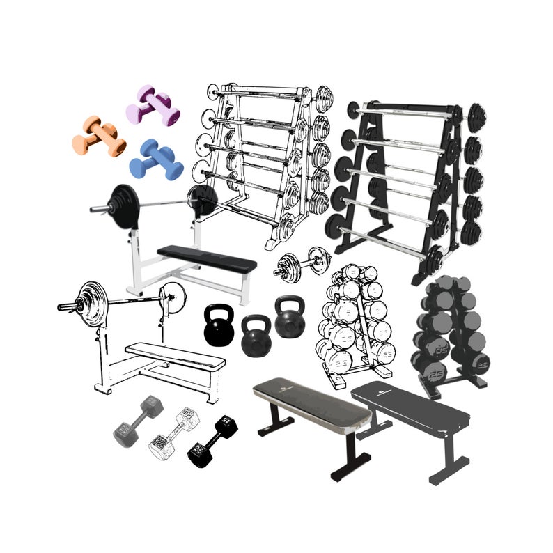 exercise clipart weight gym